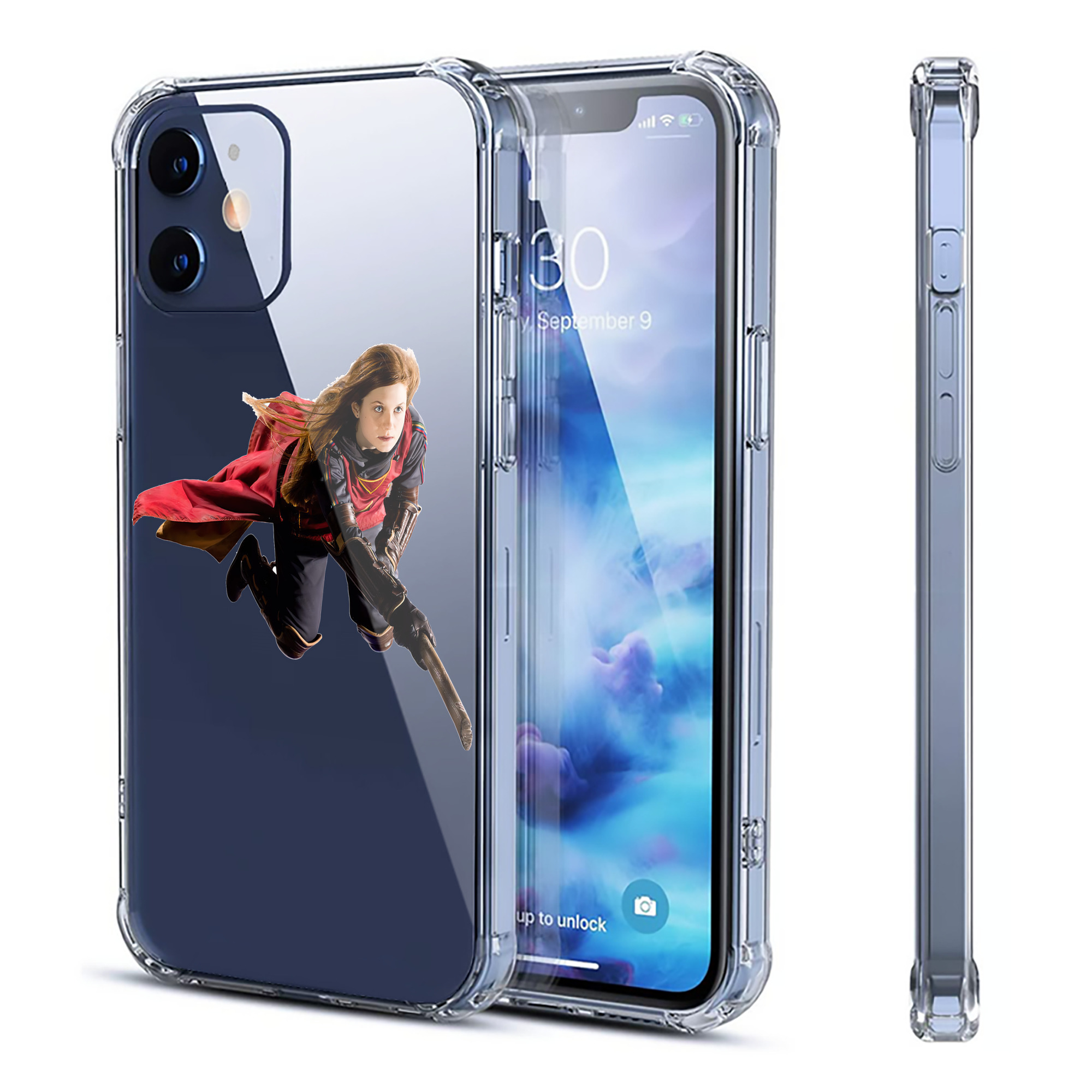 （画像用） Harry Potter ハリー・ポッターシリーズ 【iPhone 12シリーズ対応】透明スマホケース（クリアソフトケース）